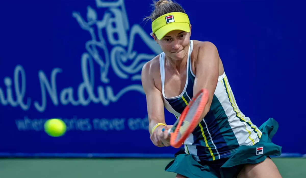TENIS. Nadia Podoroska es semifinalista en el WTA de Chennai.