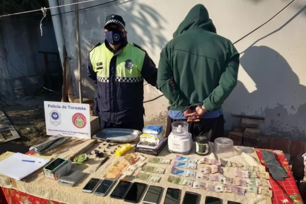 Secuestran más de un kilo de cocaína