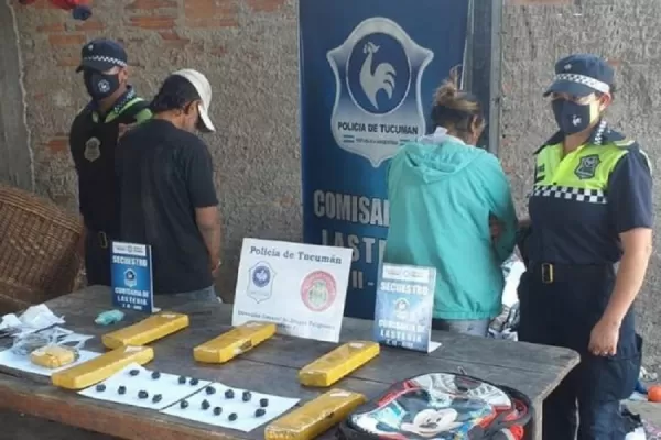 Lastenia: allanaron una casa por el robo de dos celulares y encontraron un “kiosco de venta de drogas”