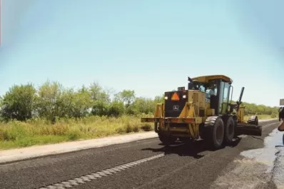 Afirman que tomarán fluidez las obras sobre la ruta 307