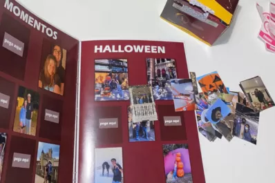 Álbum de figuritas del Mundial: una joven le hizo uno al novio pero con fotos suyas