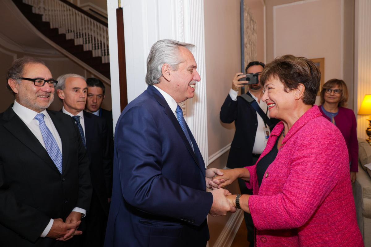 Tras reunirse con Alberto Fernández, la titular del FMI destacó las medidas del Gobierno