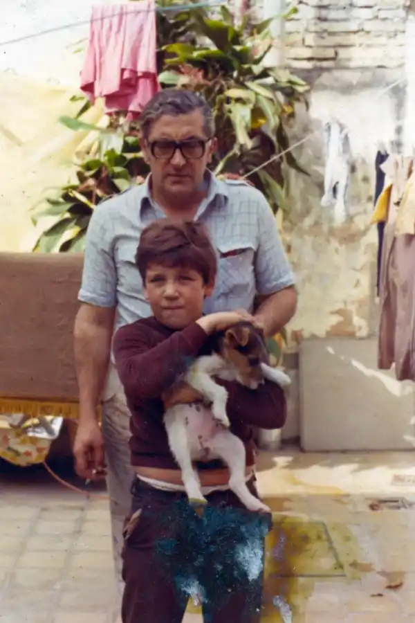 El potente encuentro artístico de padre e hijo