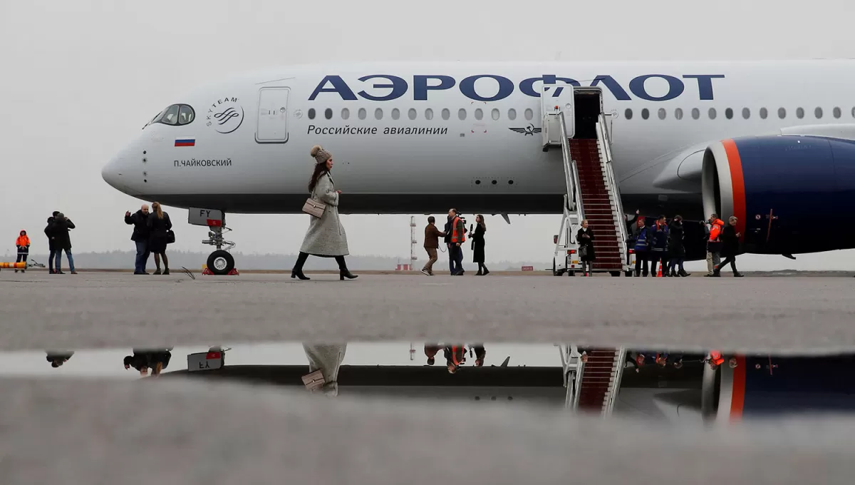 DEMANDA. La cantidad de consultas y compras hizo que los precios de los vuelos de Aeroflot se disparen en las últimas horas.