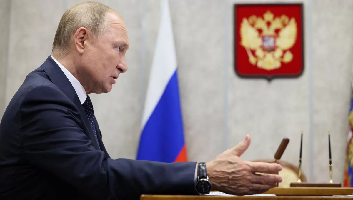 NUEVA ETAPA. Putin le habló al país y confirmó sus intenciones de continuar la guerra en Ucrania. 