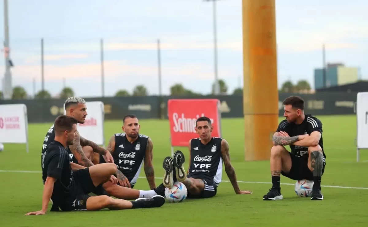 Con Messi a la cabeza, la Selección entrena en Miami