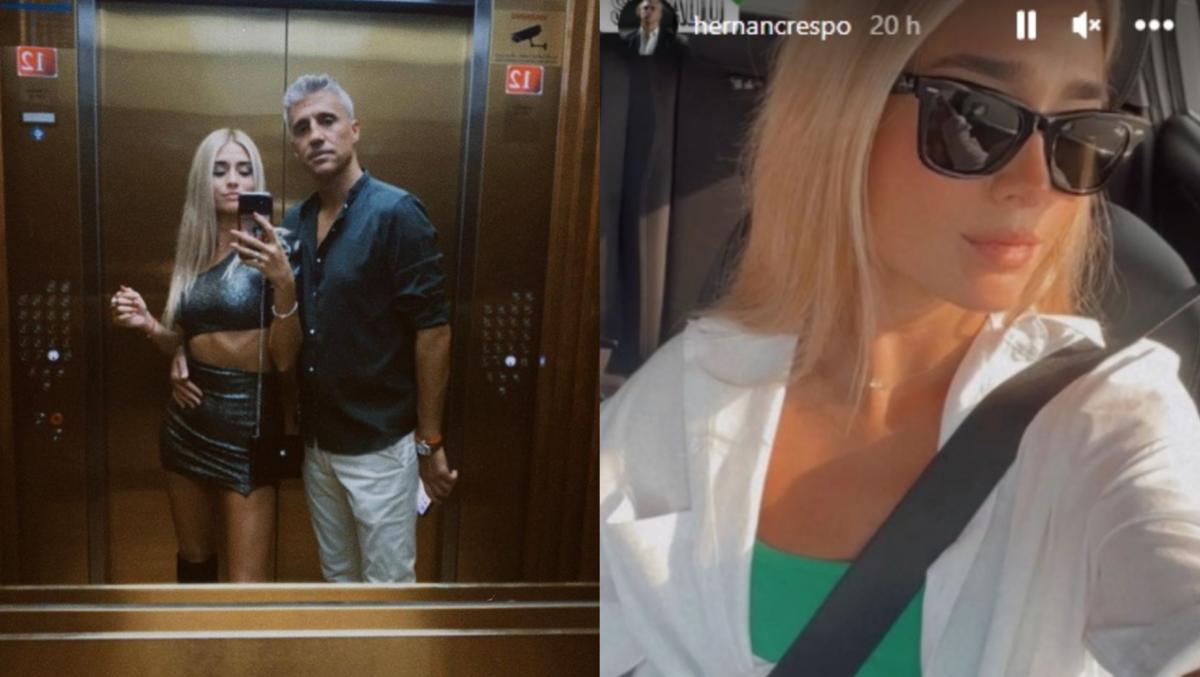 Hernán Crespo está en pareja con Antonella Silguero