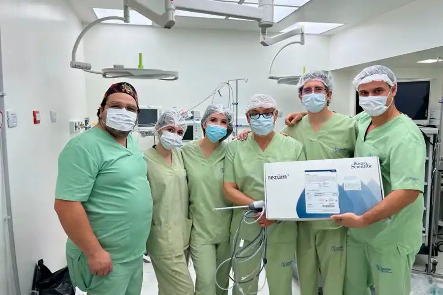 Rezum: la novedosa técnica de reducción de la próstata, en el Sanatorio del Sur.