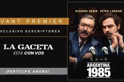 ¡Sorteo para disfrutar de la avant premiere de Argentina, 1985!
