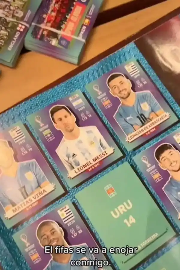 Messi, entre uruguayos.