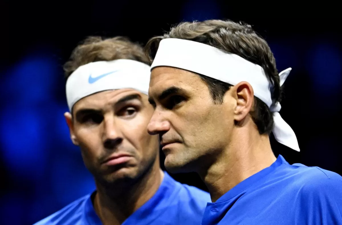 LAVER CUP. Federer y Nadal jugaron juntos en la despedida del suizo.