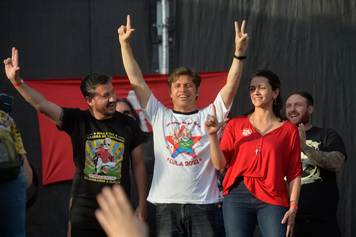 Axel Kicillof cerró la campaña presidencial de Lula en Argentina