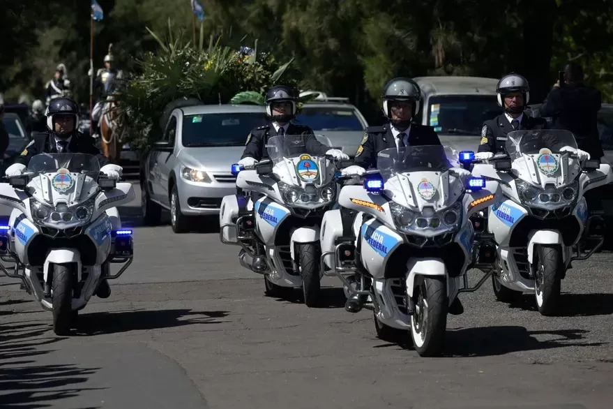 Cortejo fúnebre. Telam