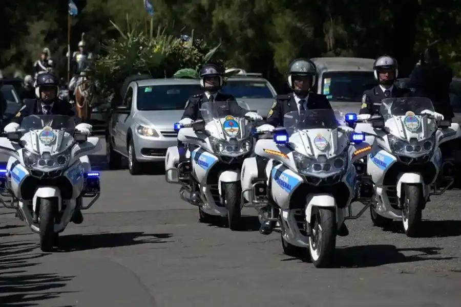 Cortejo fúnebre. Telam