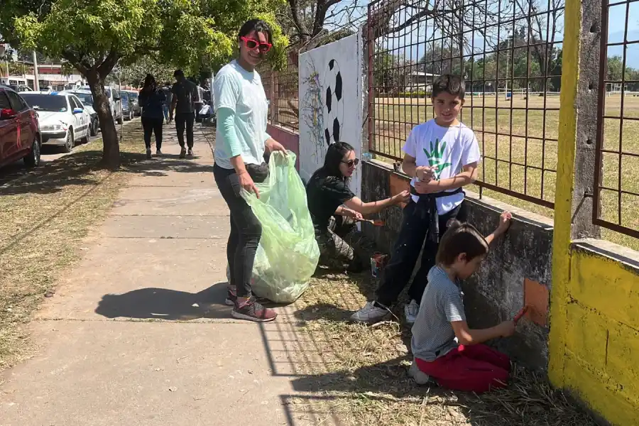 Meta Tucumán logró otra transformación cultural: intervinieron la zona del CEF18