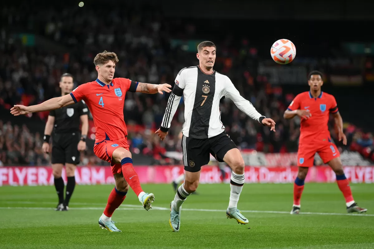 Inglaterra y Alemania jugaron un partidazo en Wembley