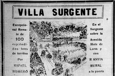 Hacia fines de 1912 nacía el barrio de Villa Alem