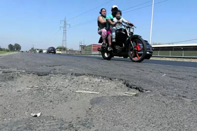 El riesgo acecha en la vieja traza de la ruta 38