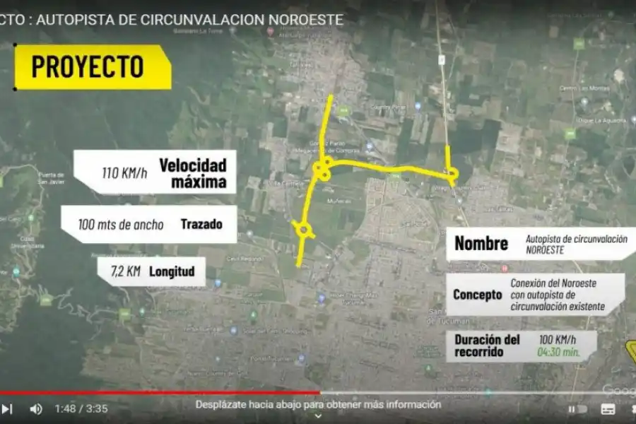 CONEXIÓN NOROESTE. La DPV remarcó que la iniciativa se encuentra en etapa de anteproyecto, pero remarcó que es el momento ideal para actuar. 