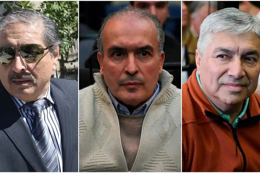 CARLOS KIRCHNER, JOSÉ LÓPEZ Y LÁZARO BÁEZ. 