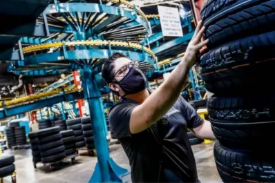 La producción de neumáticos, otra vez paralizada