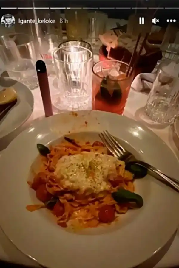 Wanda Nara y L-Gante cenaron juntos en un restaurante porteño