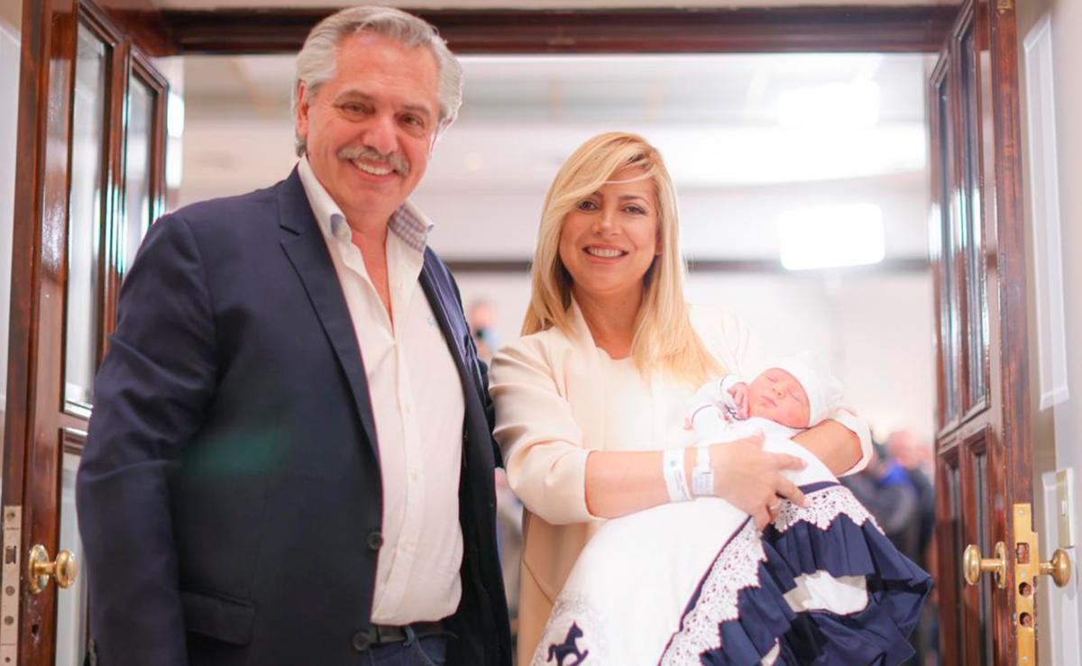 Francisco, el hijo de Alberto Fernández y Fabiola Yáñez, nació en abril