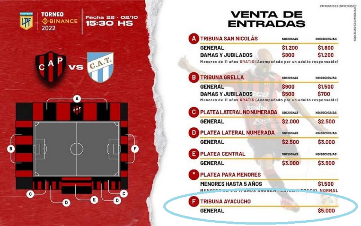 Locura por ver a Atlético Tucumán en Paraná: Chárter con los jugadores y precio de las entradas neutrales