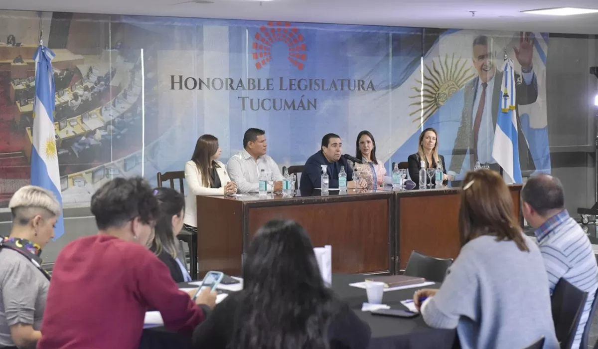 INICIATIVA. En la Legislatura, jóvenes tucumanos participaron de la elaboración de un proyecto de ley.