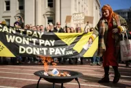 Miles de ingleses salieron a las calles en contra de la inflación y los planes de ajuste