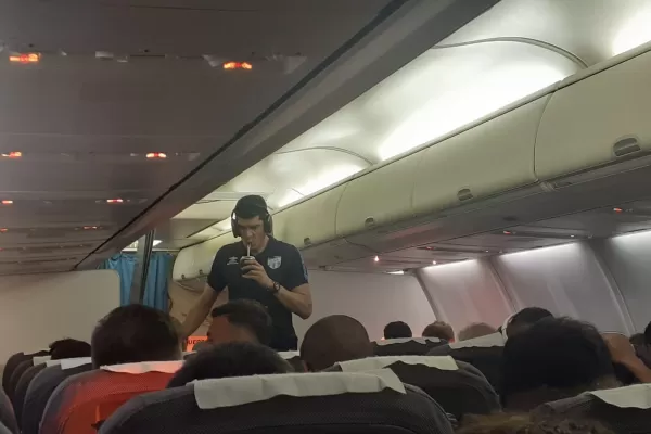 Así fue el vuelo de Atlético Tucumán, que ya está en Entre Ríos: mañana no podemos perder