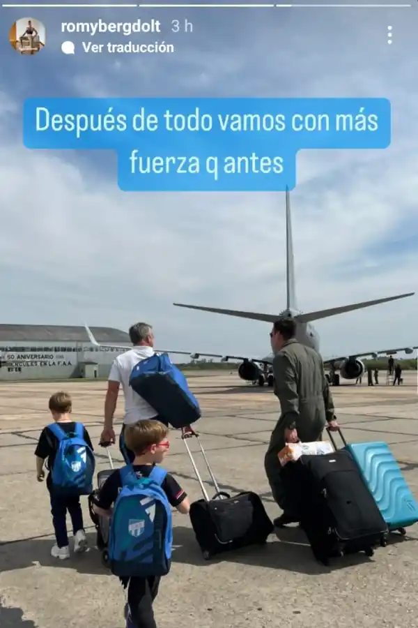 La foto que publicó Romy Bergdolt en su cuenta de Instagram