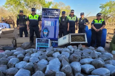 Secuestraron más de 100 kilos de marihuana cerca de San Pedro