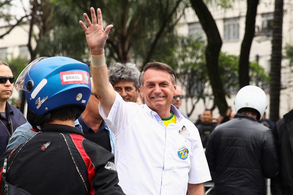 POR LA REELECCIÓN. Jair Bolsonaro es el actual mandatario de Brasil. 