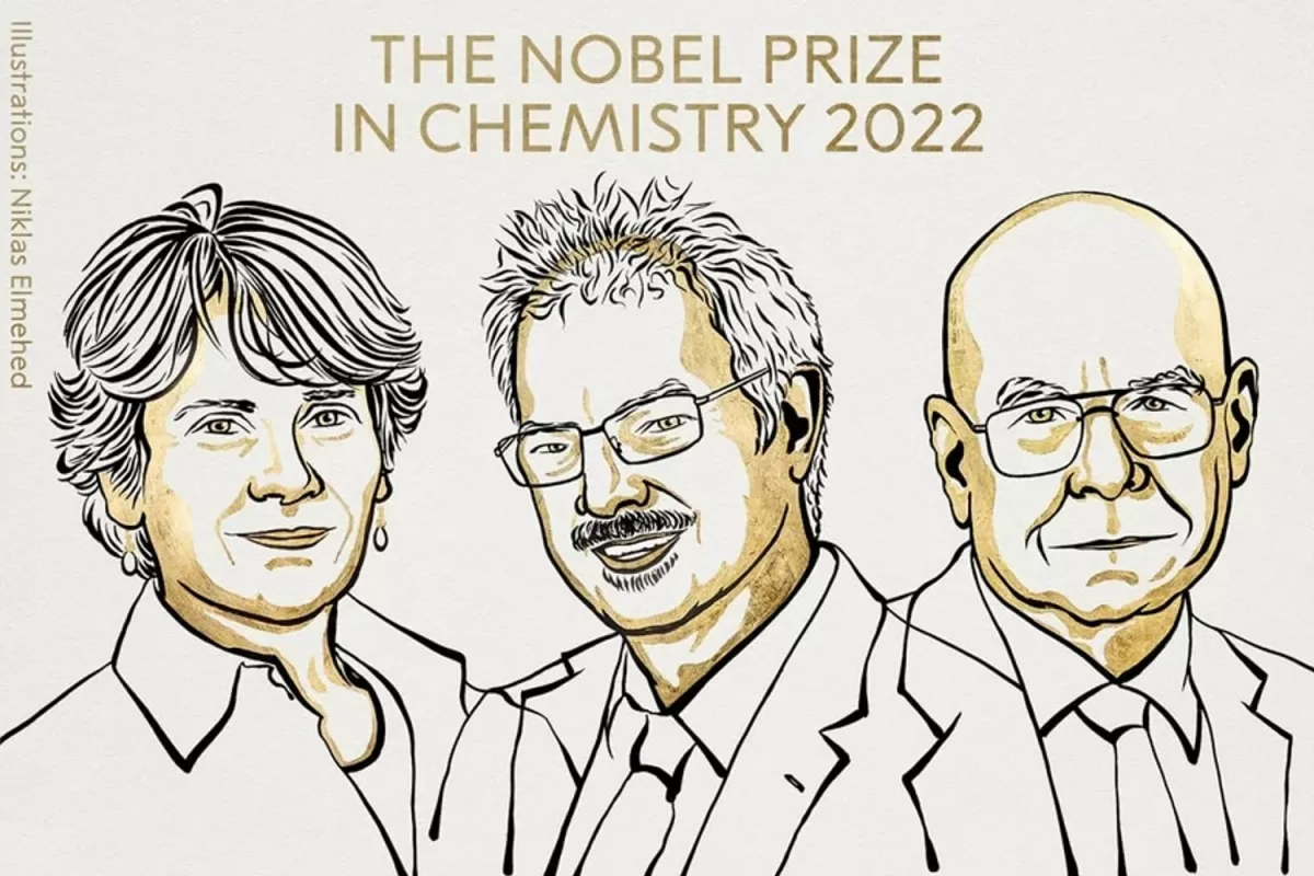 DESTACADOS. Carolyn Bertozzi y Barry Sharpless, y Morten Meldal recibieron el Premio Nobel de Química 2022.