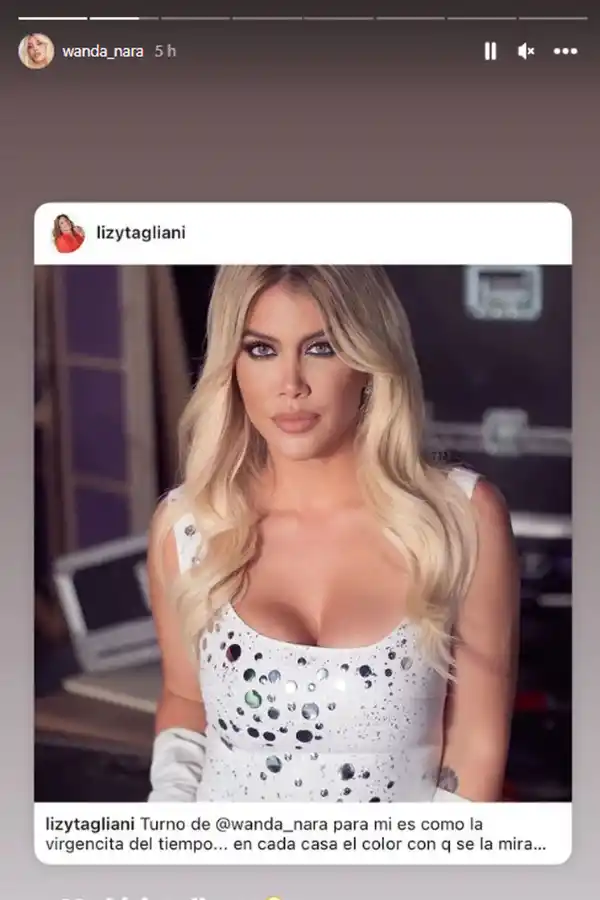 Lizy Tagliani conmovió a Wanda Nara: “me gustaría ser Zaira para ser tu hermana”