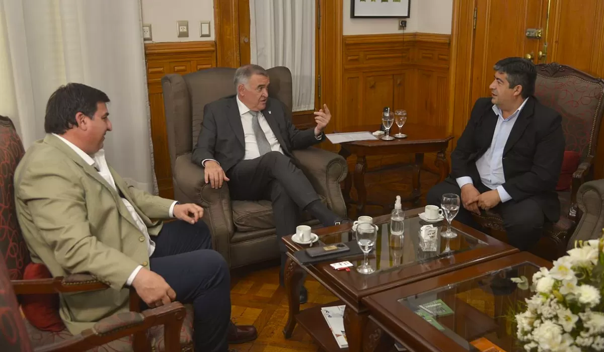 MITIN. Jaldo se reunió con el ex intendente de San Miguel de Tucumán Tony Álvarez.