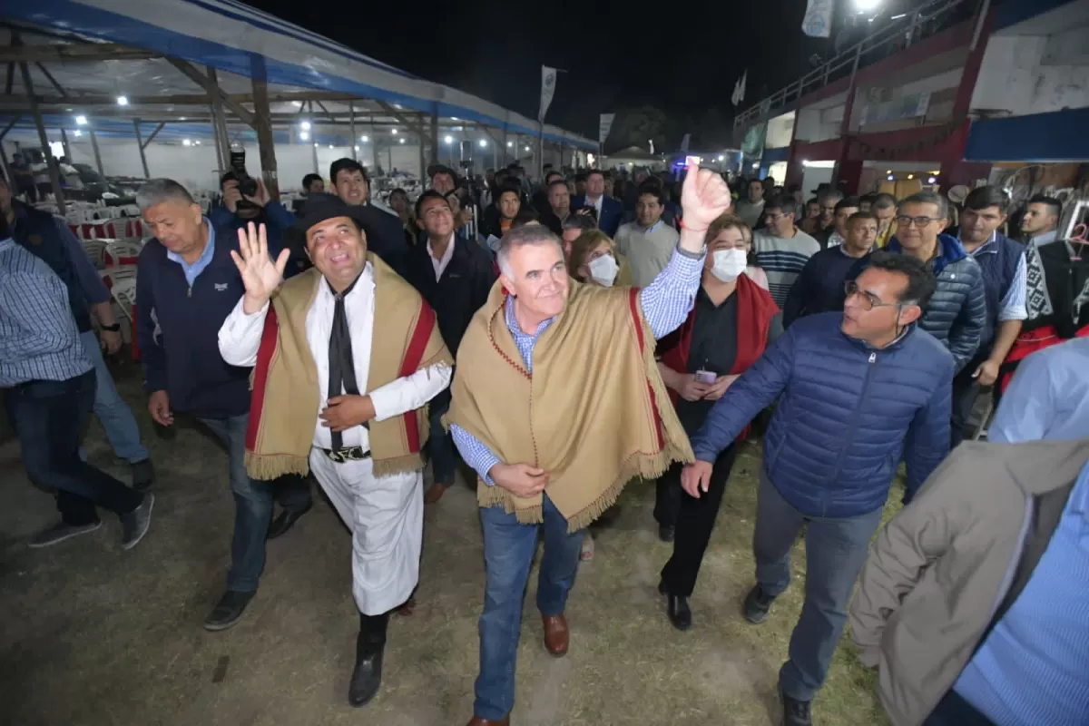 EN TRANCAS. El gobernador Osvaldo Jaldo participó de la jornada inaugural de la Fiesta del Caballo. Foto de Comunicación Pública