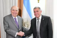 Osvaldo Jaldo y Julio María Sanguinetti analizaron la actualidad política y social