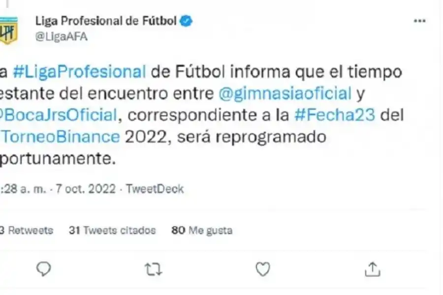 Tras los incidentes en La Plata, cuándo podría jugarse Gimnasia-Boca y qué dice el reglamento