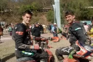Los hermanos Mercado ganaron el Transmontaña de enduro