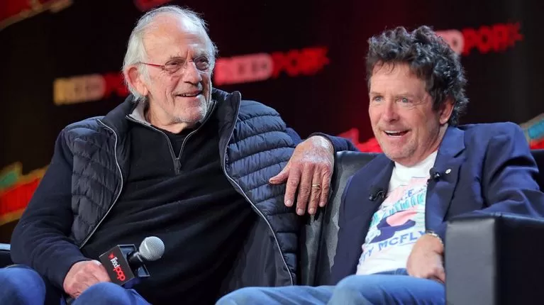LEYENDAS. Cristopher Lloyd y Michael J. Fox, en la Comic-Con 