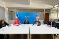 Jaldo, en Buenos Aires: La construcción de casas es una política de Estado