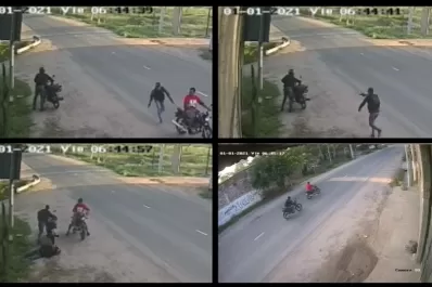 El arma de un policía fue usada en un crimen