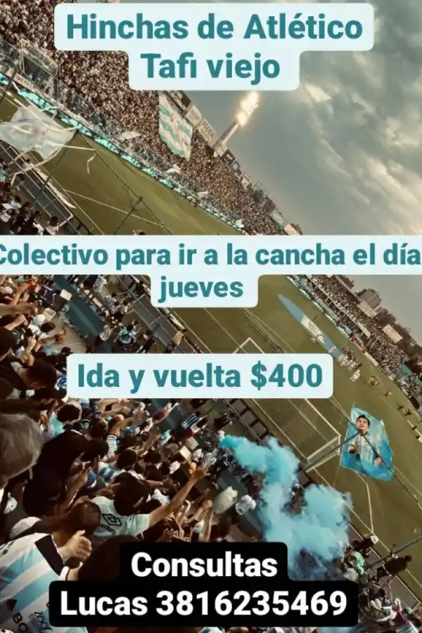 Paro de UTA: cómo se organizan los hinchas de toda la provincia para poder alentar a Atlético Tucumán mañana