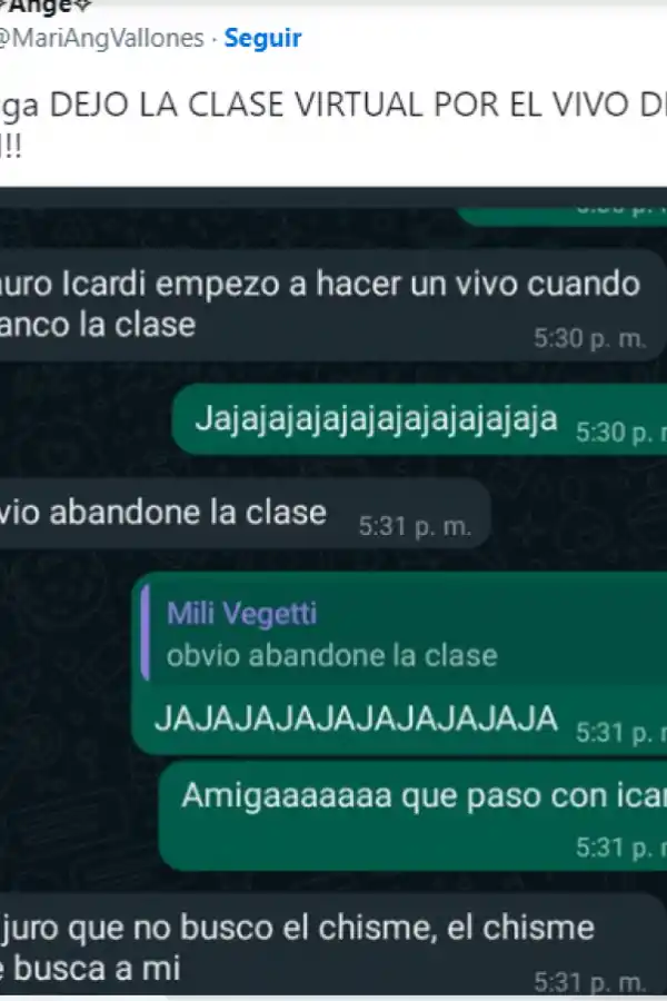 Los mejores memes en las redes tras el polémico vivo de Mauro Icardi