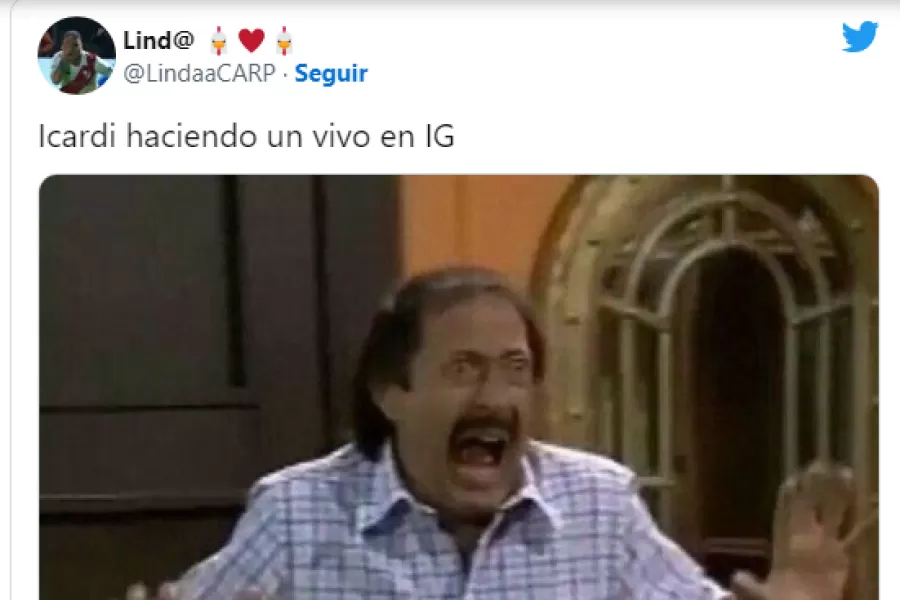 Los mejores memes en las redes tras el polémico vivo de Mauro Icardi