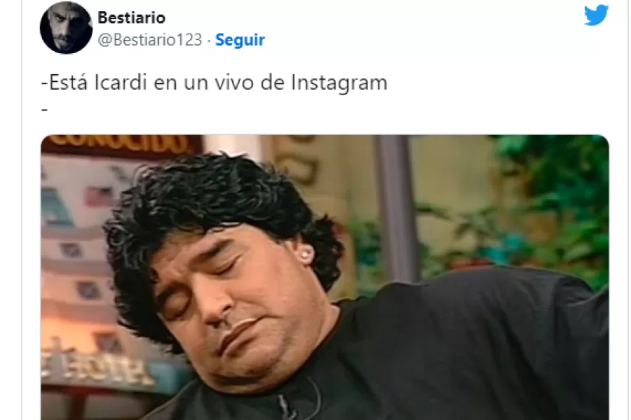 Los mejores memes en las redes tras el polémico vivo de Mauro Icardi