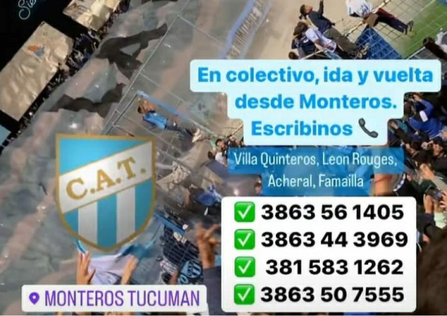 Paro de UTA: cómo se organizan los hinchas de toda la provincia para poder alentar a Atlético Tucumán mañana