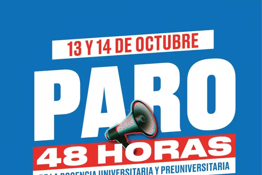 Docentes e investigadores de la UNT comienzan un paro por 48 horas